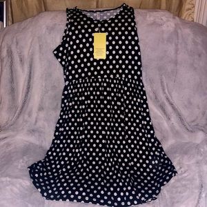 New soft polka dot dress